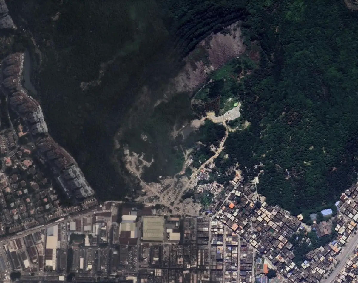 Overview approach map for 石间前花园（碧桂园后山）
